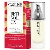 shumee Yoskine Retinolox krema proti gubam z močno zaščito SPF 50+