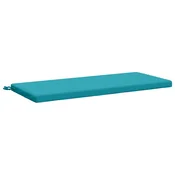 Vidaxl Blazina za klop SOEST 100% poliester Turkizna 110 x 50 x 5 cm