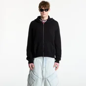 Mikina Palm Angels Curved Logo Knit Hoodie UNISEX Black/ Off White XL