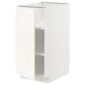 METOD Podni element s policama, bela/Vallstena bela, 40x60 cm