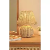 Opviq Stona lampa BRZ-343414, 40 W, 28 cm, Bež