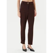 Liu Jo Sport Hlače iz tkanine TF5106 F0778 Rjava Regular Fit