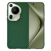 Trden TPU ovitek Techsuit Carbonite FiberShell za Huawei Pura 70 Ultra - green