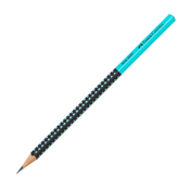Faber-Castell - Grafitni svinčnik Faber-Castell Grip, HB, črno turkizen