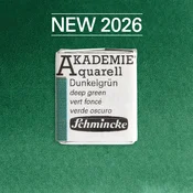 Akvarelna barva Schmincke AKADEMIE 1/2 ponvica - Golden pink - 556 Temno zelena