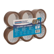 Selotejp pakirni  48mmx60m 6/1 solvent smeđi za temperature do -20C