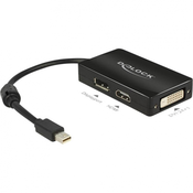 Delock adapter DisplayPort / VGA / HDMI / DVI [1x Mini-DisplayPort vtič => 1x DisplayPort vtičnica, HDMI-vtičnica, DVI-vtičnica 24+1pol