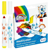 Rayher. Flomastri, spreminjajoče barve, set 6+2