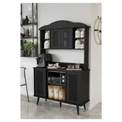 Hanah Home ormar za kafe kutak Avior 120, 120 cm, crni