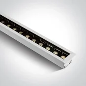 VGRADNA BELA SVETILKA 48 KOSOV LED REFLEKTORJEV 40W 34d CCTV PV LINEARNA 230V DM38145BR/W/V