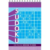 Sudoku Puzzle Pad: Medium to Hard