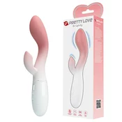 VIBRATOR RABBIT Pretty Love Brighty Pink/White