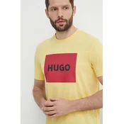 Bombažna kratka majica HUGO Dulive222