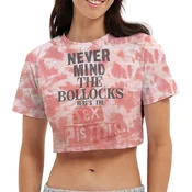 Sex Pistols Never Mind the Bollocks (Wash Collection) Pink L Ženske Majica