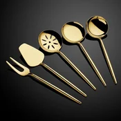 Hermia Servisni set, 5 komada, Zlatne boje