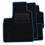 shumee [BLM]CR007 modra - Komplet velurnih talnih preprog za Chrysler Voyager III 1995-2000 - modra obroba