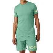 BJÖRN BORG Funkcionalna majica  pastelno rumena / meta