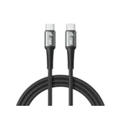 Dyras CAB-X288BK kabel za prijenos podataka i punjenje, Type-C na Type-C, 1 m