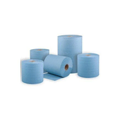 Ostatní Papirnate brisače EURO tools 164992 Industrial roll 290 m, width 240 mm, 2-layer 100% cellulose, blue