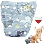 shumee Plenice za večkratno uporabo MINI POCKET COOLMAX DINO NappiMe plenice