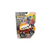MONSTER JAM - zbirateljski kovinski model Monster Truck, Marvel, asorti, 1:64