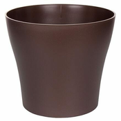 Tulipan Mat lonček rjave barve premera 24 cm