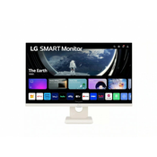 Monitor LG 27SR50F-W 27/IPS/1920x1080/60Hz/14ms GtG/HDMIx2,USB/smart/VESA/zvucnici/bela