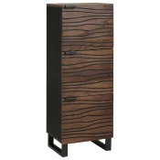 Highboard Smeda 40 x 33 x 110 cm masivno drvo manga