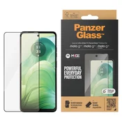 Kaljeno steklo UWF za Motorola Moto G04/E14/G24 Power, Črna, PanzerGlass