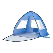 VEVOR Plažni šotor 200x142x114 cm modre barve