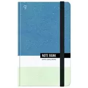 Notes Note bank 7351, sort boje