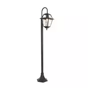 Klasična zunanja svetilka črna 135 cm IP44 - Berta