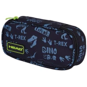 Pernica prazna ovalna 1zip 1 preklop AC6 Tyrannosaurus 24.Head 503024025 crno-siva
