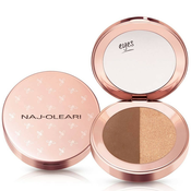 Naj Oleari Matte & Shine Duo Eyeshadow Chestnut Prune 2.5 g