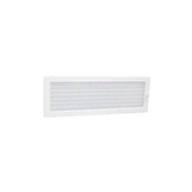 HACO Rešetka kamina Fireplace grate, lockable with frame and LKM mesh, 170 x 490 mm, white lacquer 0719