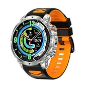 INF Pametna ura z Bluetooth klici, 1.7 inch IPS zaslon, 1400mAh baterija Silver Orange, (5000310548)
