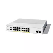 Cisco Catalyst 1200 Upravljano L2 Gigabit Ethernet (10/100/1000) Podrška za napajanje putem Etherneta (PoE) Sivo