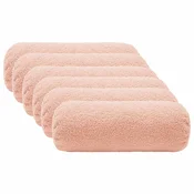 Vidaxl Prevleka za blazino 6 kos HEERLEN Roza O 15 x 40 cm Bouclé
