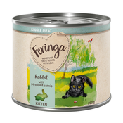 Feringa Single Meat Kitten 6 x 200 g - Kunec s pastinakom in mačjo meto