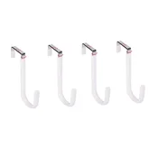 INF Kljuke za vrata brez vrtanja, debeline 10 mm za vrata 3,7 cm (4 kosi) White, (5000072334)
