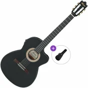 Ibanez GA5MHTCE-WK Basic SET 4/4 Weathered Black Open Pore Klasična kitara z elektroniko