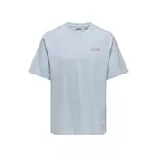 Only & Sons Majica ONSMALIK TROPICO nebeško modra/temno zelena/majnica/roza