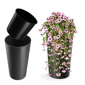 KADAX Cvetlični lonec 57 cm z vložkom, plastika, grafitna barva