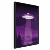 Slika - Ufo (1 Part) Vertical 80x120 U crnom drvenom okviru