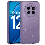 Overboard Ovitek za Realme 12, bleščeč puder, vijoličen