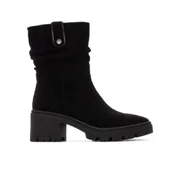 Refresh za ženske. 17302103-NEGRO Škornji 173021 črni (37), Črna, 3 do 5 cm, Zip, Priložnostno