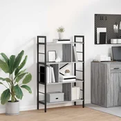 Polica Siva Sonoma 75 x 30 x 123,5 cm Konstruirano drvo