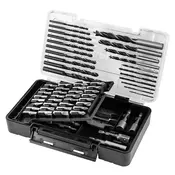 Set svrdla i bitova, nasadne glave, 66 el. 56H619