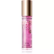 Revolution Glass Kiss bleščeče olje za ustnice odtenek Enchanted Purple 5.5 ml