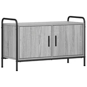 vidaXL TV omarica 79,5 x 33 x 50 cm Siva Sonoma Inženirski les